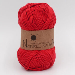 Пряжа Naturel Cotton червоний