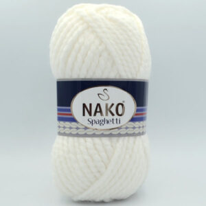 Пряжа Nako Spaghetti 208 білий