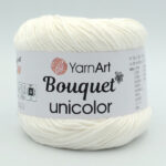 Пряжа YarnArt Bouquet (Букет) unicolor 3201 белый