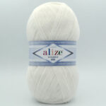 Пряжа Alize Lanagold 800 білий 55