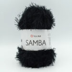 Пряжа YarnArt Samba 02 чорний