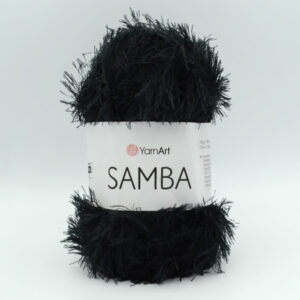 Пряжа YarnArt Samba 02 чорний