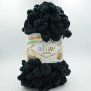 Пряжа Alize Puffy 770 чорний