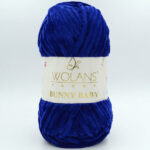 Пряжа Wolans Bunny Baby 100-68 индиго