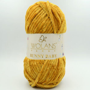 Пряжа Wolans Bunny Baby 100-72 горчичный