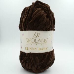 Пряжа Wolans Bunny Baby 100-75 шоколад