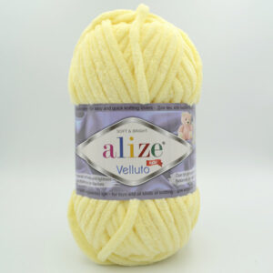 Пряжа Alize Velluto 979 жовтий
