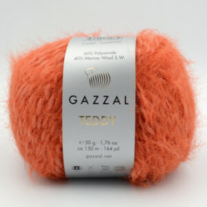 Пряжа Gazzal Teddy 6545 рудий