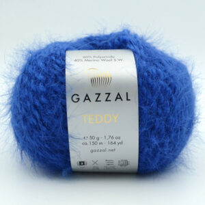 Пряжа Gazzal Teddy 6563 електрик