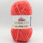 Пряжа Himalaya Dolphin Baby 80312 коралловый