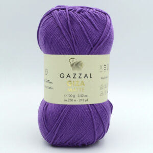 Пряжа Gazzal Giza Matte 5568 фіолетовий