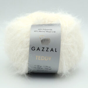 Пряжа Gazzal Teddy 6530 молочний