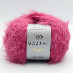 Пряжа Gazzal Teddy 6548 малиновий