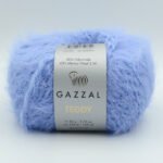 Пряжа Gazzal Teddy 6561 голубой