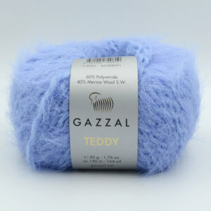 Пряжа Gazzal Teddy 6561 блакитний