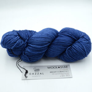 Пряжа Gazzal Wool Star Bright Cobalt 3819 синій