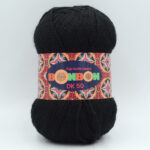 Пряжа Nako Bonbon DK 50 чорний 98206
