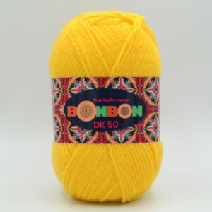 Пряжа Nako Bonbon DK 50 жовтий 98217
