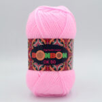 Пряжа Nako Bonbon DK 50 розовый 98588