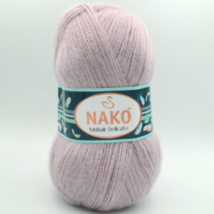 Пряжа Nako Mohair Delicate 11503 бузкова пудра