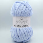 Пряжа Wolans Bunny Jumbo 200-49 бузково-блакитний