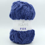 Пряжа Wolans Fox 110-17 темно-синий