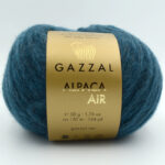 Пряжа Gazzal Alpaca Air 106 темно-зелений