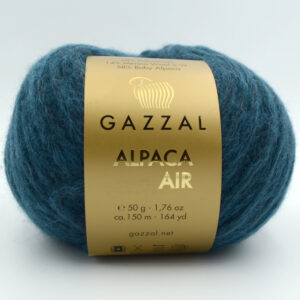 Пряжа Gazzal Alpaca Air 106 темно-зелений