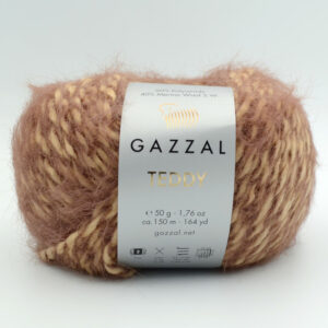 Пряжа Gazzal Teddy 6540 какао з молоком