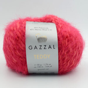 Пряжа Gazzal Teddy 6542 малиновий