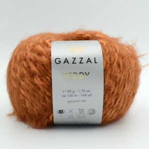 Пряжа Gazzal Teddy 6546 рудий