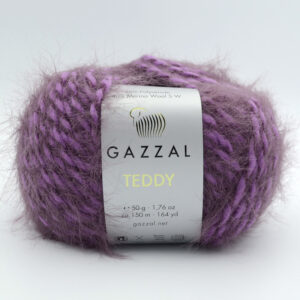 Пряжа Gazzal Teddy 6552 фіолетовий