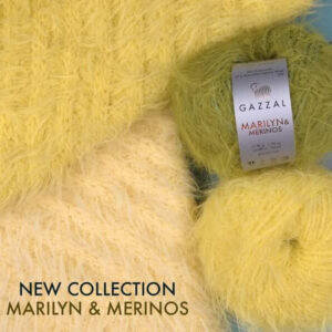 Пряжа Gazzal Marilyn & Merinos 8273 темно-синій
