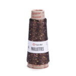 Пряжа YarnArt Paillettes 8007 шоколад