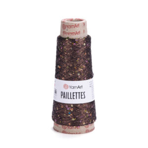 Пряжа YarnArt Paillettes 8007 шоколад
