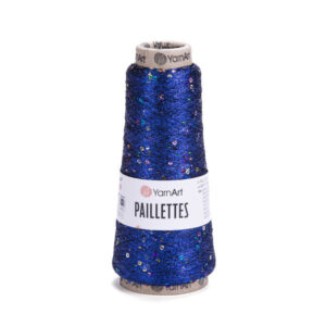 Пряжа YarnArt Paillettes 8008 синій