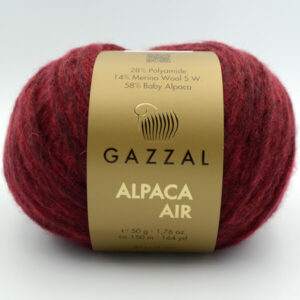 Пряжа Gazzal Alpaca Air 108 бордо