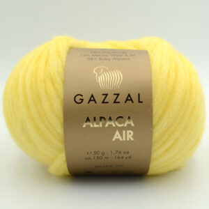 Пряжа Gazzal Alpaca Air 109 жовтий