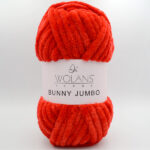 Пряжа Wolans Bunny Jumbo 200-08 красный