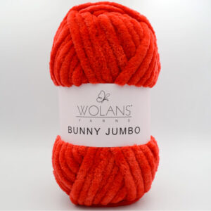 Пряжа Wolans Bunny Jumbo 200-08 червоний