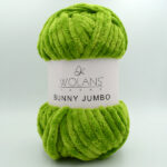 Пряжа Wolans Bunny Jumbo 200-69 яскраво-зелений