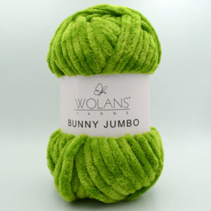 Пряжа Wolans Bunny Jumbo 200-69 яскраво-зелений