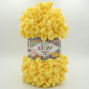Пряжа Alize Puffy FINE 113 жовтий