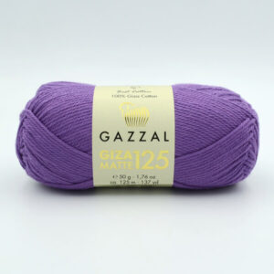 Пряжа Gazzal Giza Matte 125 фиолетовый 5568