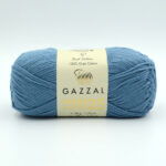 Пряжа Gazzal Giza Matte 125 джинс 5579