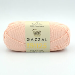 Пряжа Gazzal Giza Matte 125 персиковый 5597