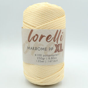 Шнур Lorelli Makrome PP XL 3 мм 017 молочный