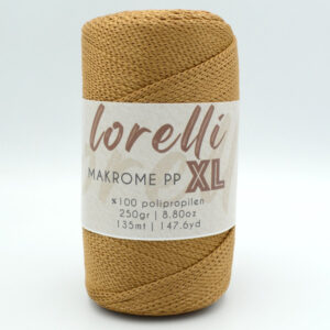 Шнур Lorelli Makrome PP XL 3 мм 044 карамель