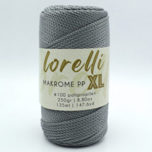 Шнур Lorelli Makrome PP XL 3 мм 064 темно-серый