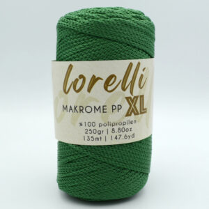 Шнур Lorelli Makrome PP XL 3 мм 172 зеленый
